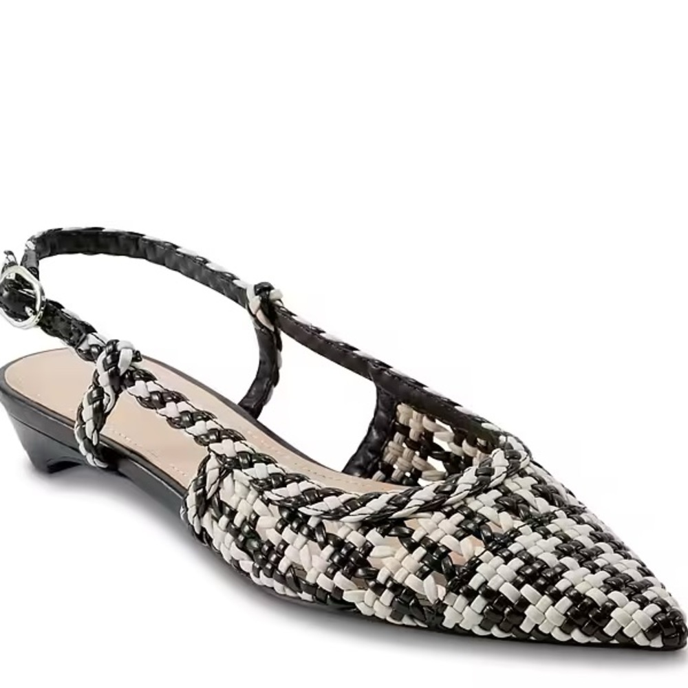 NWOT Marc Fisher womens Kelysa knitted leather ballerinas size 9 never worn
